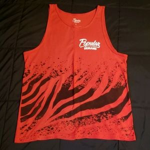 Paint Splatter Zebra Tank top